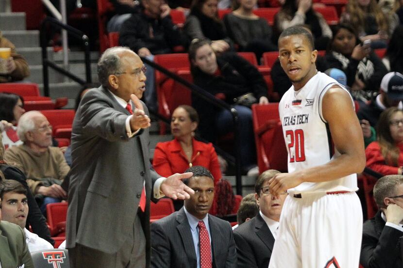 Texas Tech head coach Tubby Smith, left, will need Toddrick Gotcher, right, to be a big part...
