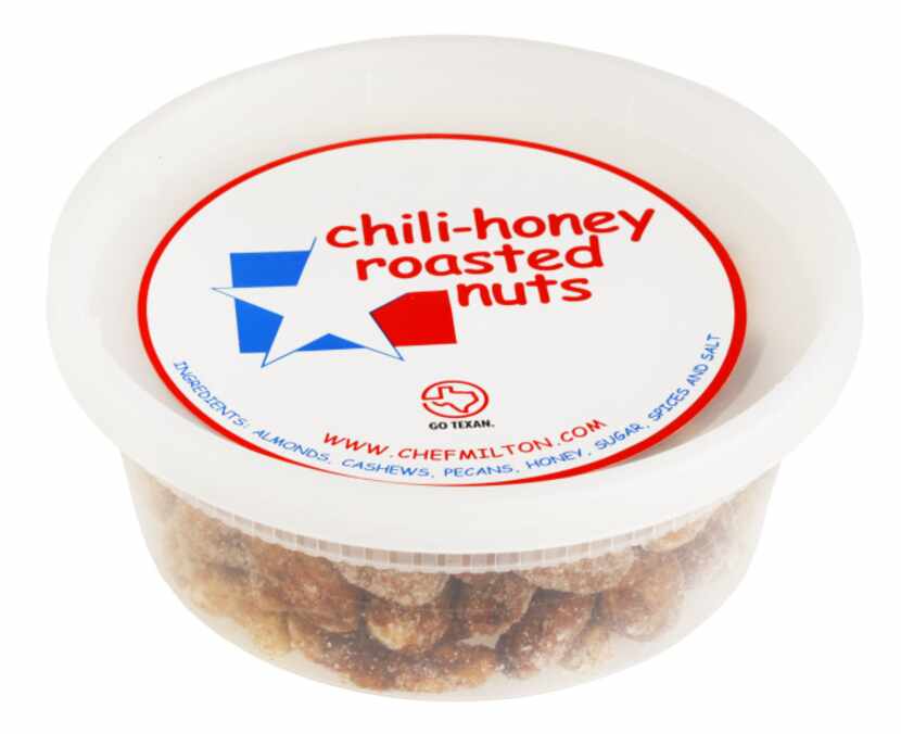 Chili-Honey Roasted Nuts - Milton Aschner’s sweet-and-spicy Chili-Honey Roasted Nuts, based...