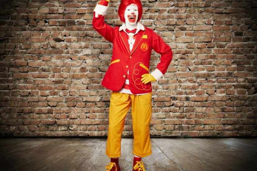 
Ronald McDonald has some new duds. 
