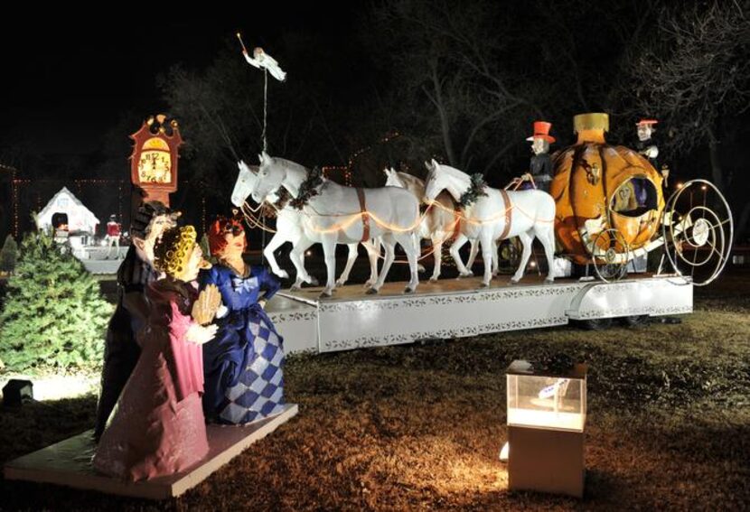 
More than three dozen lighted, animated scenes greet visitors to the Fantasy of Lights at...