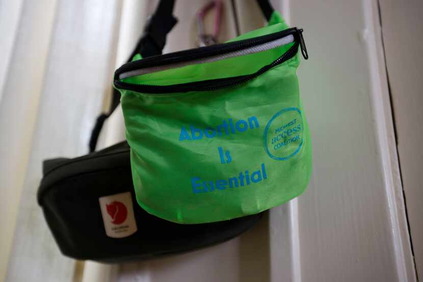 A pouch is seen in the house of Emily Mohrbacher, co-director of client services at Midwest...