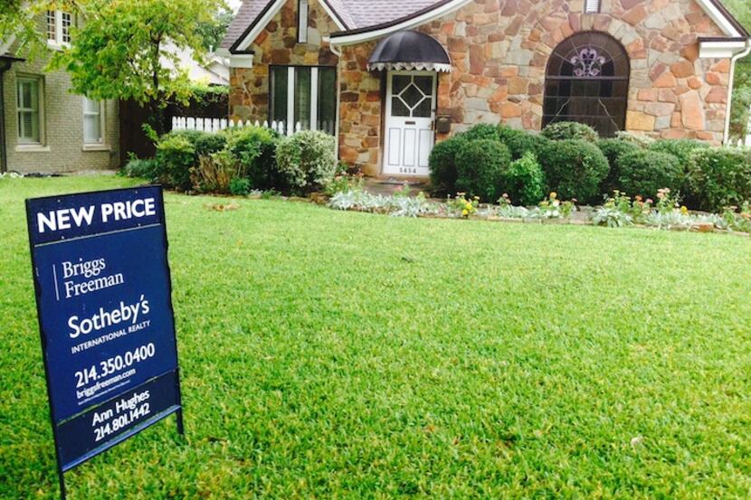 Dallas County home prices were down by almost 4%.