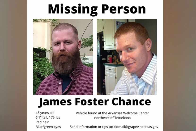 A true-crime podcast examines the disappearance of Grapevine resident James Foster Chance.