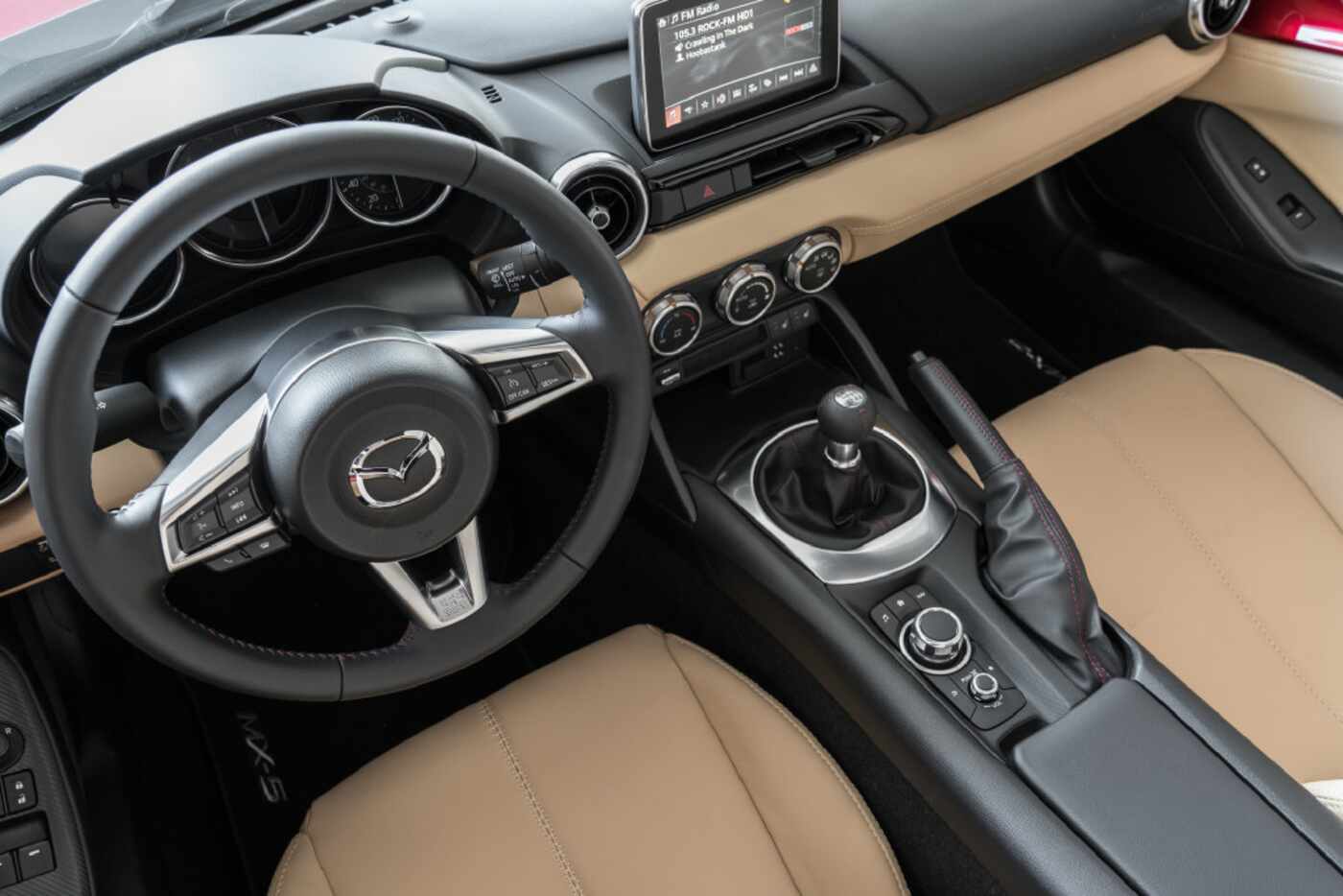 Mazda says 60 percent of MX-5s are sold with the manual gearbox.