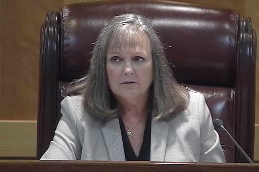 Public Utility Commission Chairman DeAnn Walker made angry comments about her staff at a...