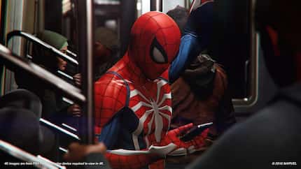 A screenshot from "Marvel's Spider-Man" on the PlayStation 4.