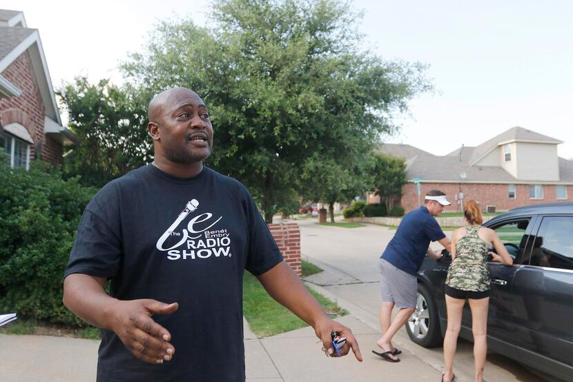 
“This is not a racist neighborhood,” said Benét Embry, a radio personality who lives in the...