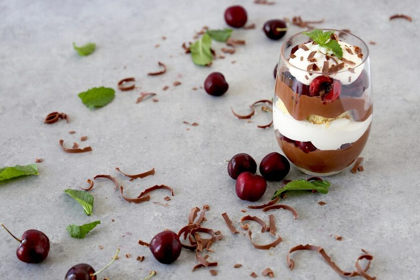 Chocolate and Cherry Trifle 