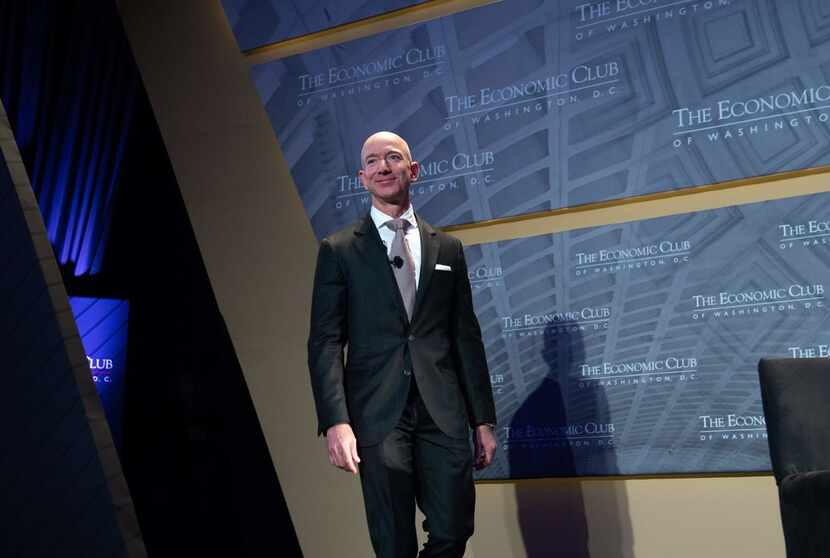 Jeff Bezos, founder and CEO of Amazon, gave no clues Thursday on where he will locate his...