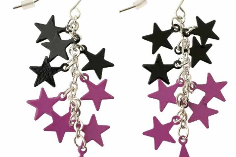 ORG XMIT: *S0413522760* 7-22-05 --- Back to School issue. Star earrings, $6.50, Claire's....