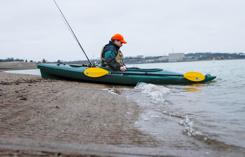 
A little rain Friday couldn’t keep Doug Wright of Plano from hitting Lavon Lake for some...