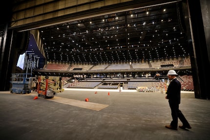 Jack Parkinson, WinStar World Resort and Casino senior general manager, walks on the stage...