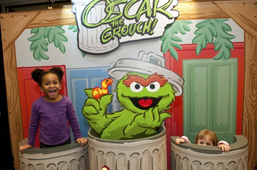 Kids enjoy the Play Zone before Sesame Street Live: Can't Stop the Singing, Feb. 21-24, at...