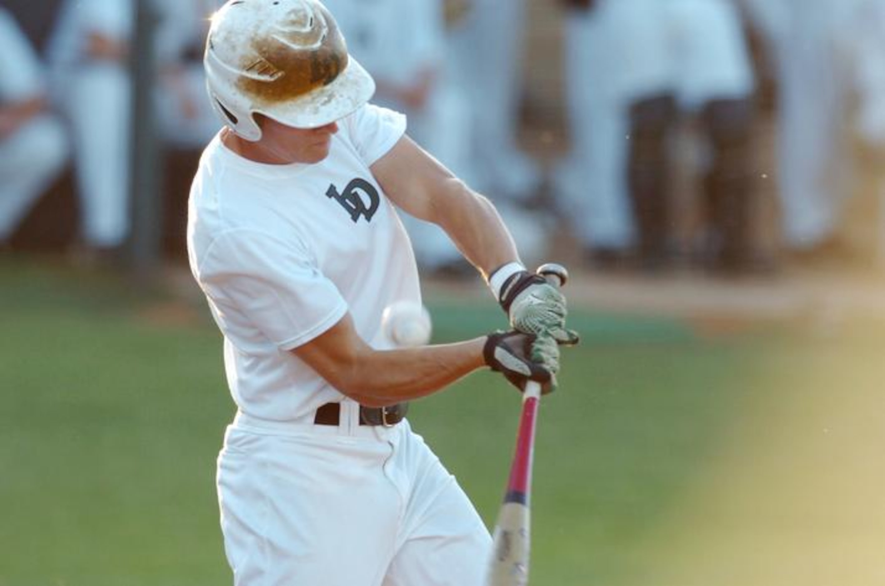 Lake Dallas' Matt Owens (6) hits a foul ball against Aledo, Friday, May 7, 2010 in Corinth.