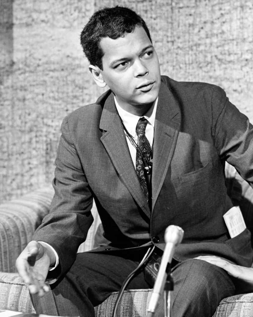 Julian Bond visited Dallas months after shooting to fame at the 1968 Democratic convention....