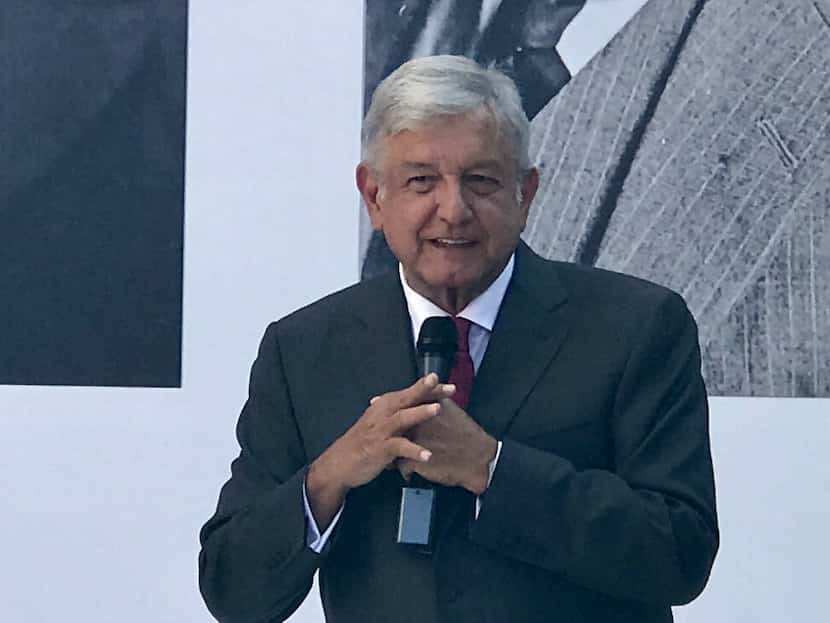 President-elect Amdres Manuel Lopez Obrador takes office Saturday..  