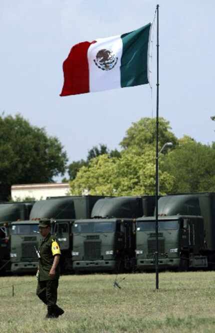 After the convoy of Mexican vehicles pictured above came to help Hurricane Katrina evacuees...