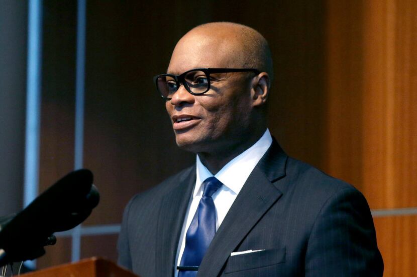 Dallas Police Chief David Brown discussed his retirement during a news conference Sept. 8....
