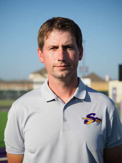 Sanger Football head coach Cole Ford, Saturday, August 19, 2017, in Sanger, Texas, Jeff Woo/DRC