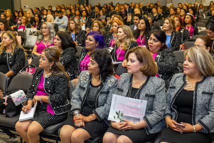 Mary Kay beauty consultants at one of the company's previous conventions in Dallas.