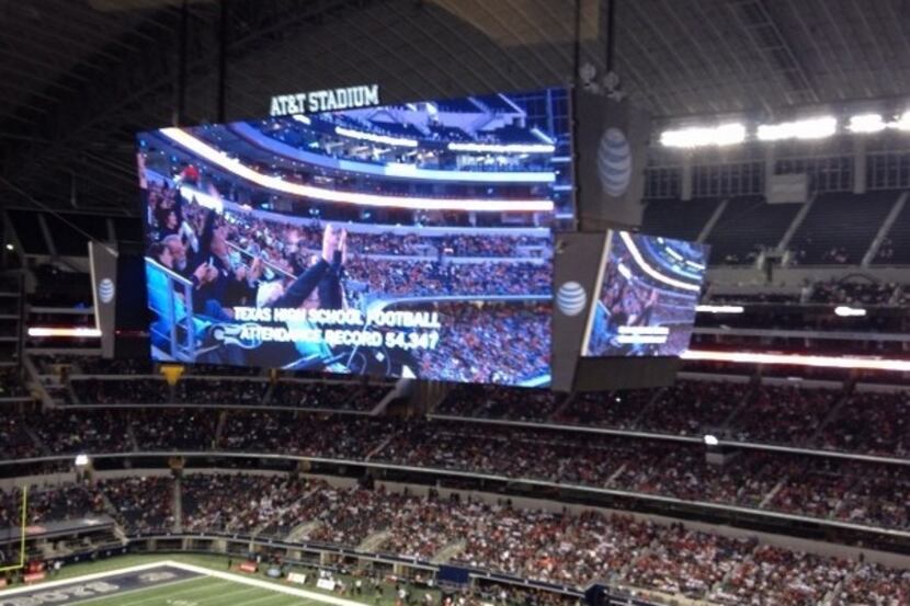The Class 5A Div. 1 game between Allen and Pearland set a new Texas high school football...