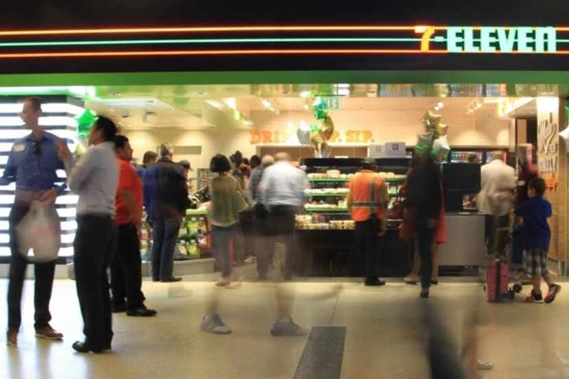 7-Eleven's first in-terminal U.S. airport store is open at the Tom Bradley International...