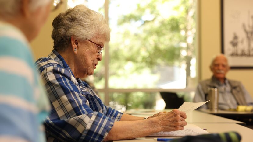 Resident at CC Young Senior Living in Dallas