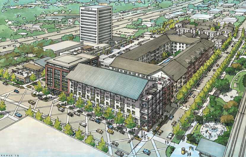 The first phase of Richardson's Belt & Main mixed-use project will start opening this winter.
