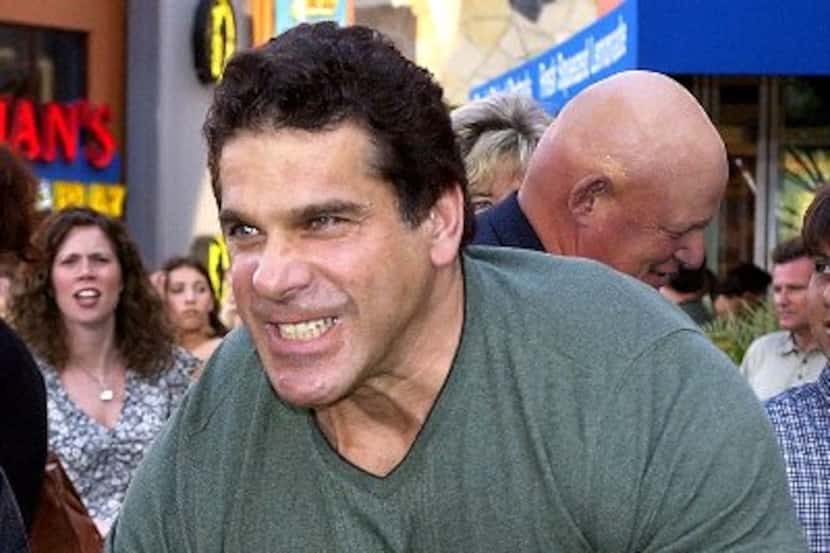 ORG XMIT: *S0415788771* **FILE**The "Incredible Hulk" television series star Lou Ferrigno...