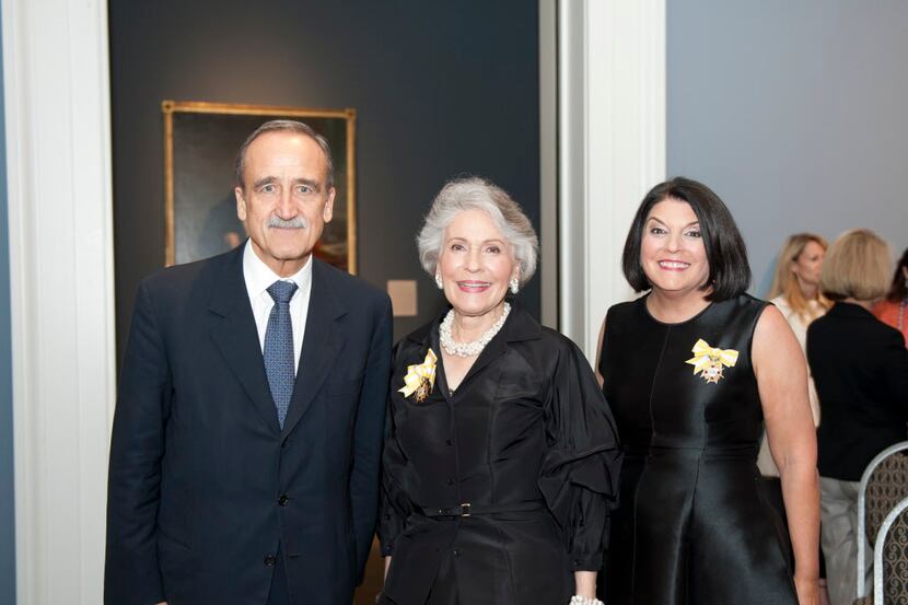  The honorable Enric Panes, Consul General of Spain; Linda Pitts Custard; and the honorable...