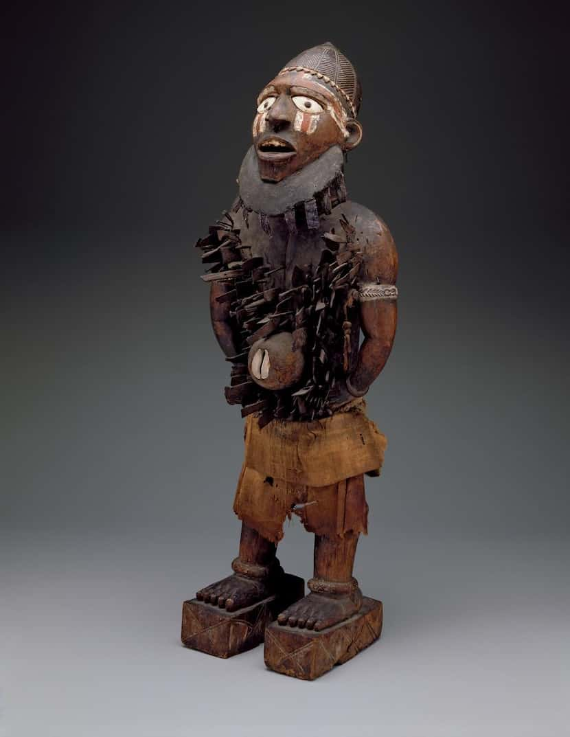 This  standing power figure   from the DMA collection is now showing at the Metropolitan...