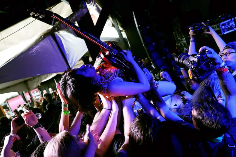 Otoboke Beaver performs at the 2019 South by Southwest festival in Austin, Texas