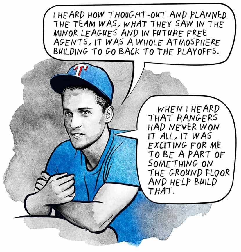 Illustration here with quote by Corey Seager:
“I heard how thought-out and planned the team...