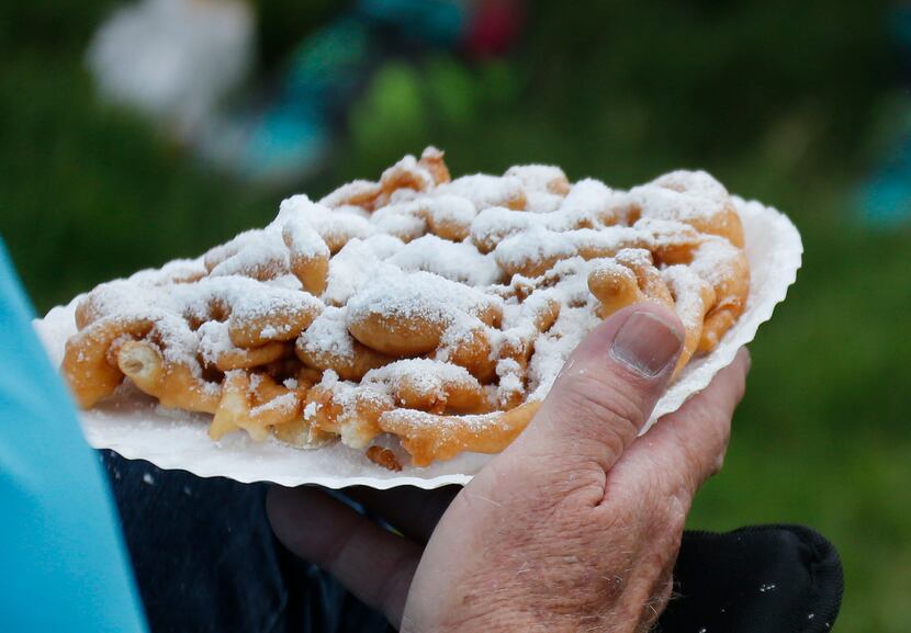 Funnel cakes, if you can believe it, have only been at the fair since the '80s.
