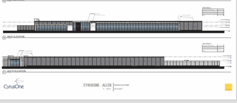 Dallas architect Corgan designed the planned CyrusOne data center in Allen.