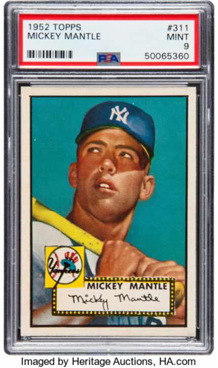 You'll need a cool $1.95 million to submit a bid for the rare mint card.