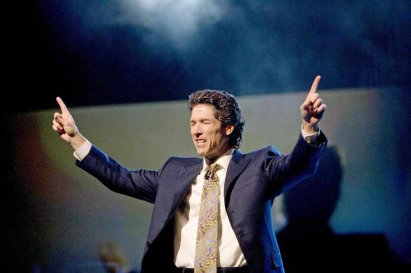 Joel Osteen preached  at American Airlines Center in 2008. His home base is Lakewood Church...