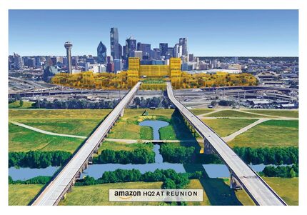 A 50-acre site in downtown Dallas for Amazon HQ2 that would incorporate plans for a...