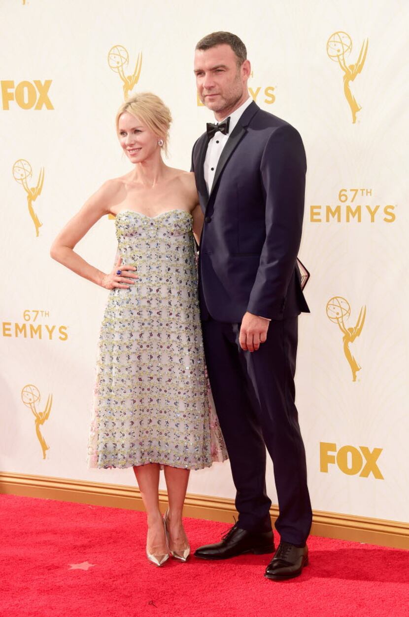 Naomi Watts and Liev Schreiber on the red carpet