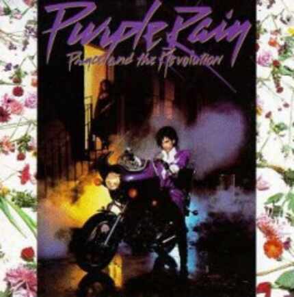  Cover of Prince's "Purple Rain" album, 1984