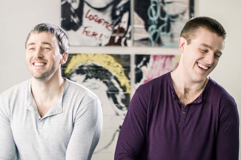Brothers Bradford (left) and Bryan Manning own Two Blind Brothers, a social enterprise on a...