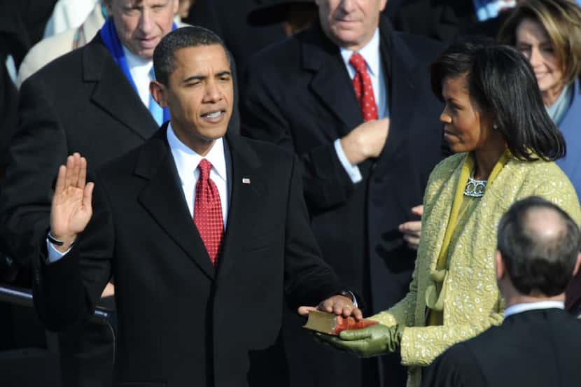 Barack Obama took the oath of office in 2009 on the same Bible used to swear in President...