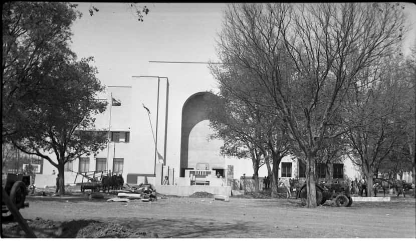  The Fair Park Coliseum, later called the Women's Museum, as it was getting its Texas...