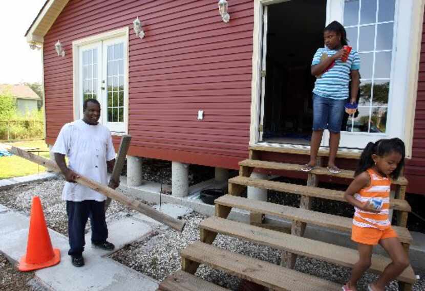 In August 2008, James Ackerson prepared to board up his newly rebuilt home in the 9th Ward...