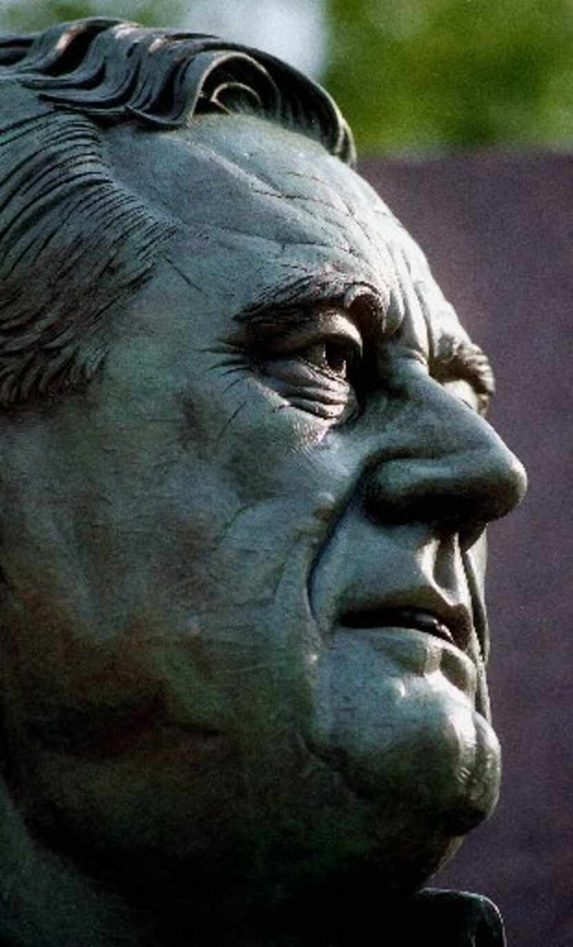 A statue of Franklin D. Roosevelt in Washington, D.C.