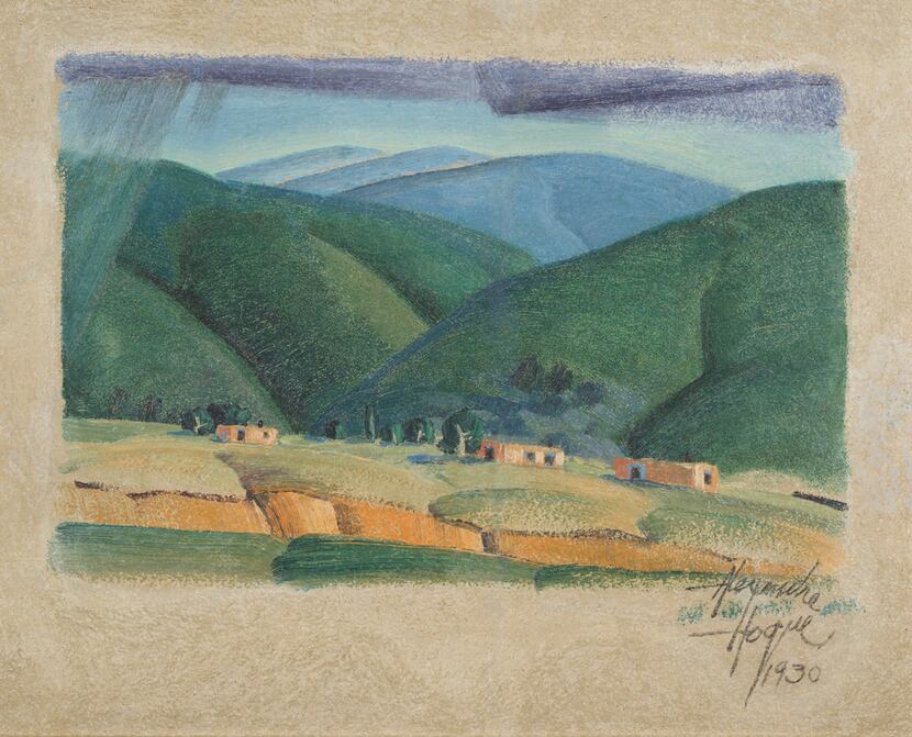 Alexandre Hogue (Am. 1898-1994)
New Mexico,. Expected range: Between $50,000 and $80,000. 