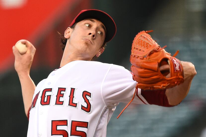 ANAHEIM, CA - JULY 29:  Tim Lincecum (#55) of the Los Angeles Angels is pictured during the...