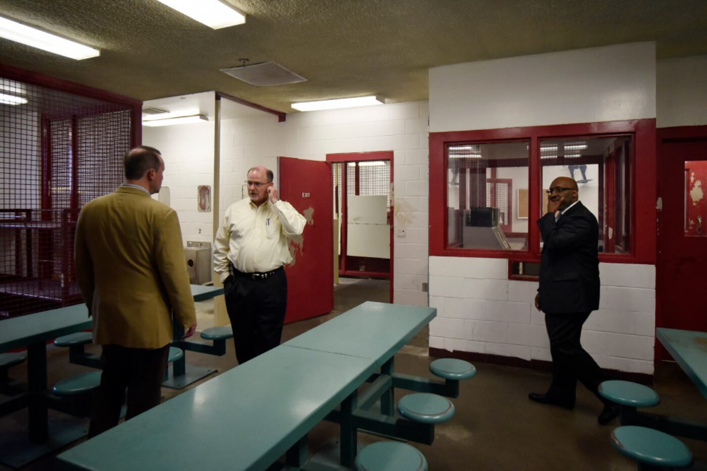 From left: Dallas City Council member Philip Kingston; David Sweetin, deputy director for...