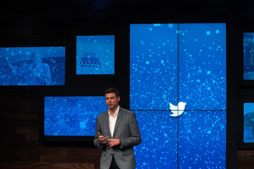 Adam Bain, the chief operating officer of Twitter, in New York, Oct. 8, 2015.  (Bryan...