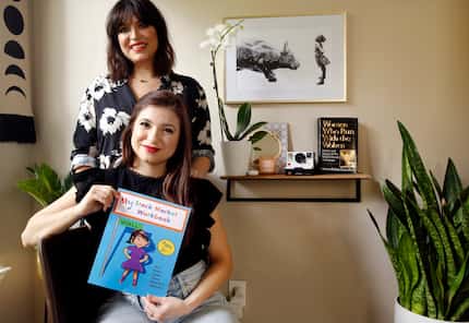 The mother-daughter duo of Linda Garcia (left) and Elizabeth Ruiz wrote "My Stock Market...